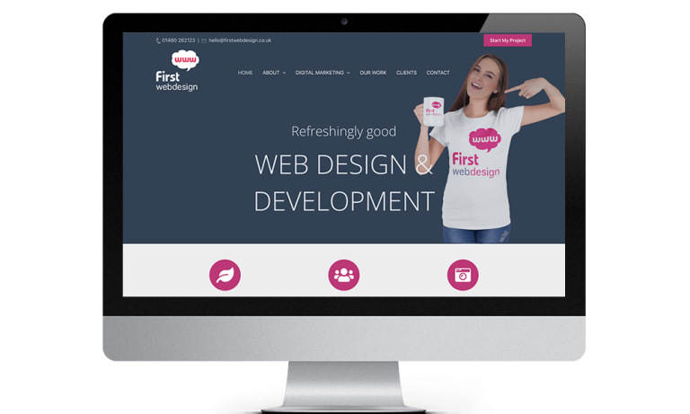 First Web Design, St Ives, Cambs