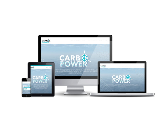 European Commission funded project - carbo4power website design